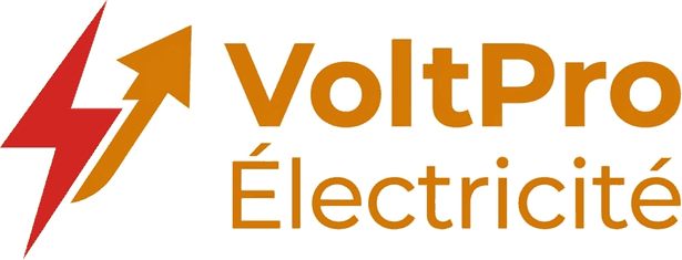 Logo créé pour VoltPro Électricité, électricien